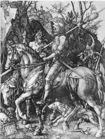 Albrecht Durer: rycerz, mier i diabe